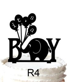 R4 Baby Shower Cake Topper