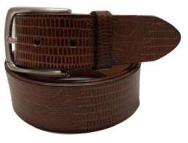 Mens Textured Leather Belt