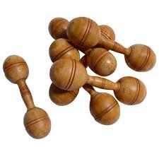 Gym Wooden Dumbbells