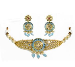 NS-832 Kundan Bridal Necklace Set