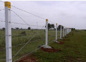 cement fencing pole