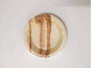 8 Inch Round Areca Leaf Plate