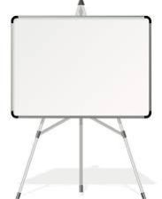 white board stand