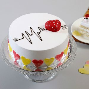 Heart Beat Chocolate Cream Cake