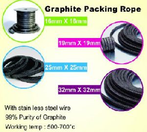 graphite packing rope