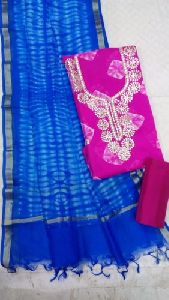 Ladies Silk Gota Pati Suit