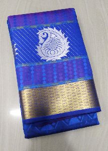 Multicolor Woven Silk Saree