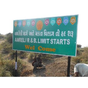 Rectangular Highway Sign Board