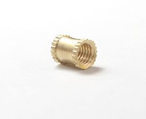 Brass Straight Knurled Molding Insert