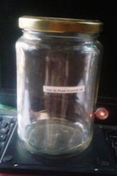 Transparent Plain Coated Jar