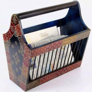 Magazine and Newspaper Holder Basket