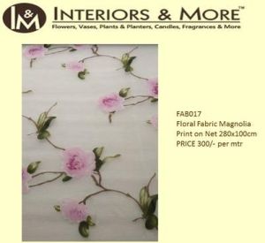 printed net fabric