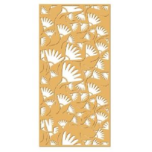 Floral Wooden Divider