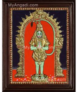 Hanuman Tanjore Painting