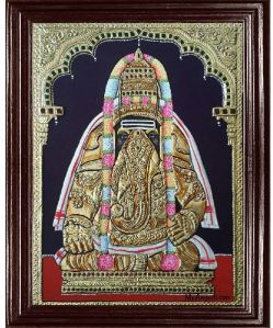 Pillayarpatti Vinayakar Tanjore Painting