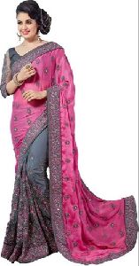 Georgette Net Saree