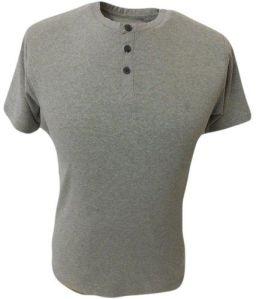 Mens Henley Neck T-Shirt