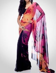 Printed saree