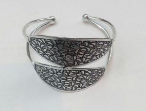 Silver Antique Cuff