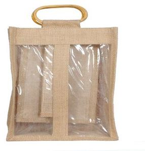 Jute Wine Bag