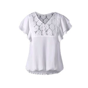 Ladies Net Yoke Top