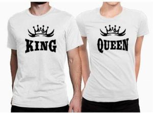 King Queen Couple T-Shirt