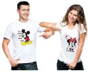 Mickey and Minnie Couple T-Shirt