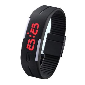 LED Silicon Rubber Band Watch