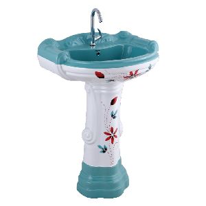 Printed Pedestal Wash Basin