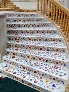 Marble Inlay Staircase