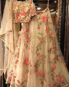 Full Embroidery Work Lehenga