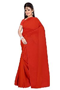 blouse piece gorgate fabric plain saree