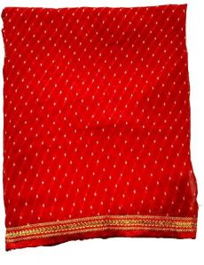 women's georgette Rajasthani Leheriya Saree(MOTHUDA,)