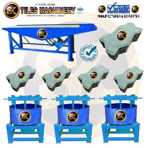 Vibration tiles making machine