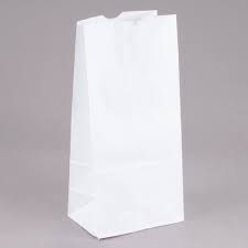 White Paper Bag with Handle