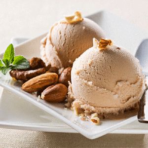 roasted badam ice cream