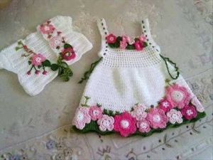 Knitted Girls Frock