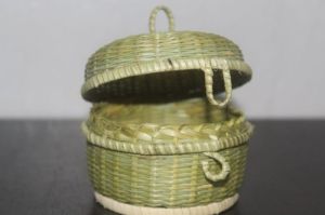 Bamboo Basket with Lid