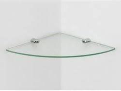 glass corner shelf