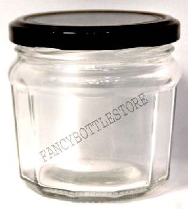 Clear Glass Dholak Jar