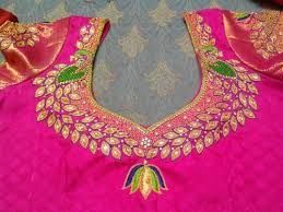 Silk Embroidered Designer Blouse