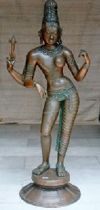 Bronze Ardhanari Sculpture