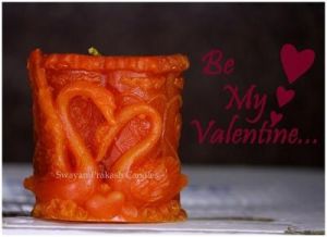 valentine pillar candles