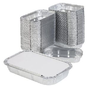 Rectangular Silver Foil Containers