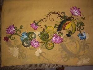 Hand Painted Chiffon Saree