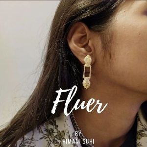 Fluer Fish Earrings