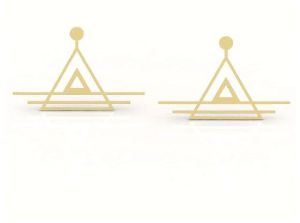 Scared Triangle Earrings