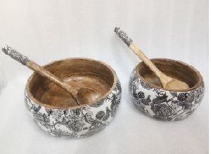 Wooden Bowl Set