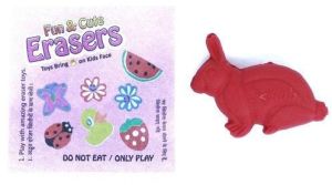 Red Rabbit Erasers