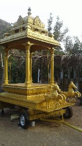 Gold Silver Temple Cars Chariots